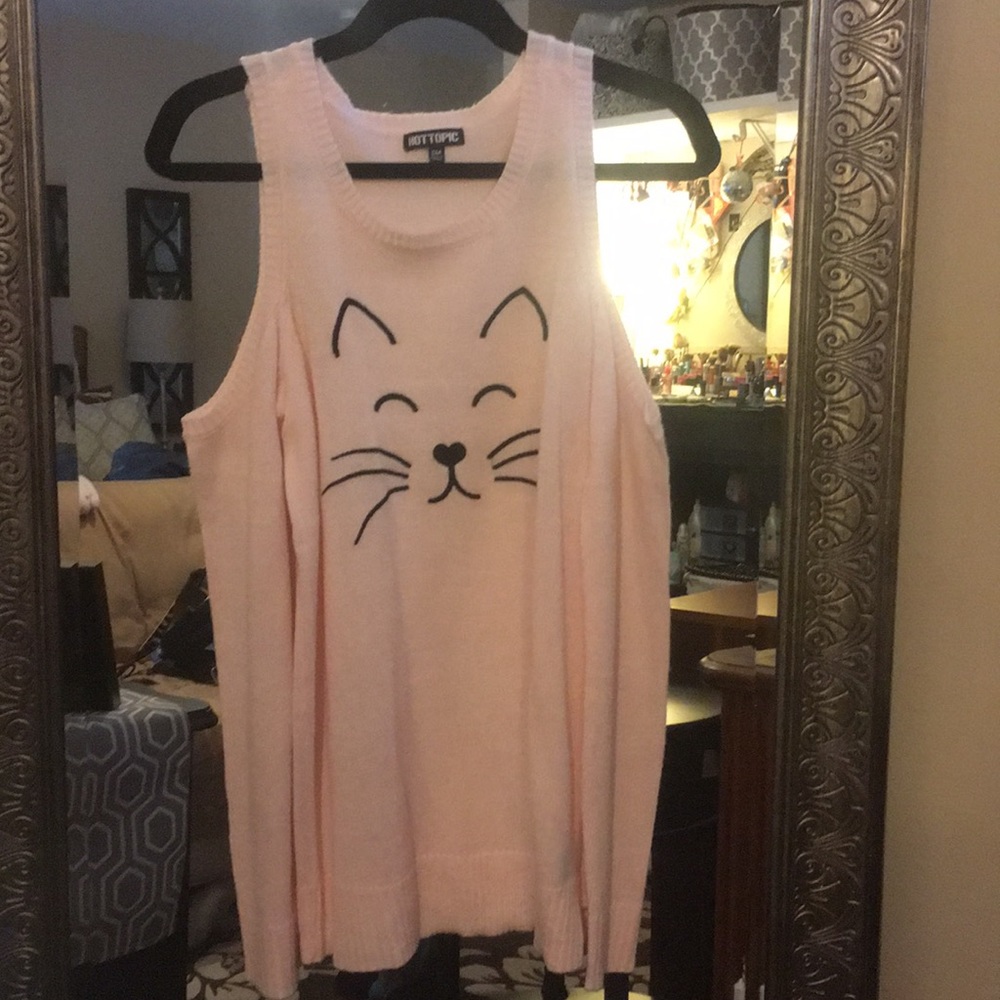 Pink cat lady sweater 🐱💕